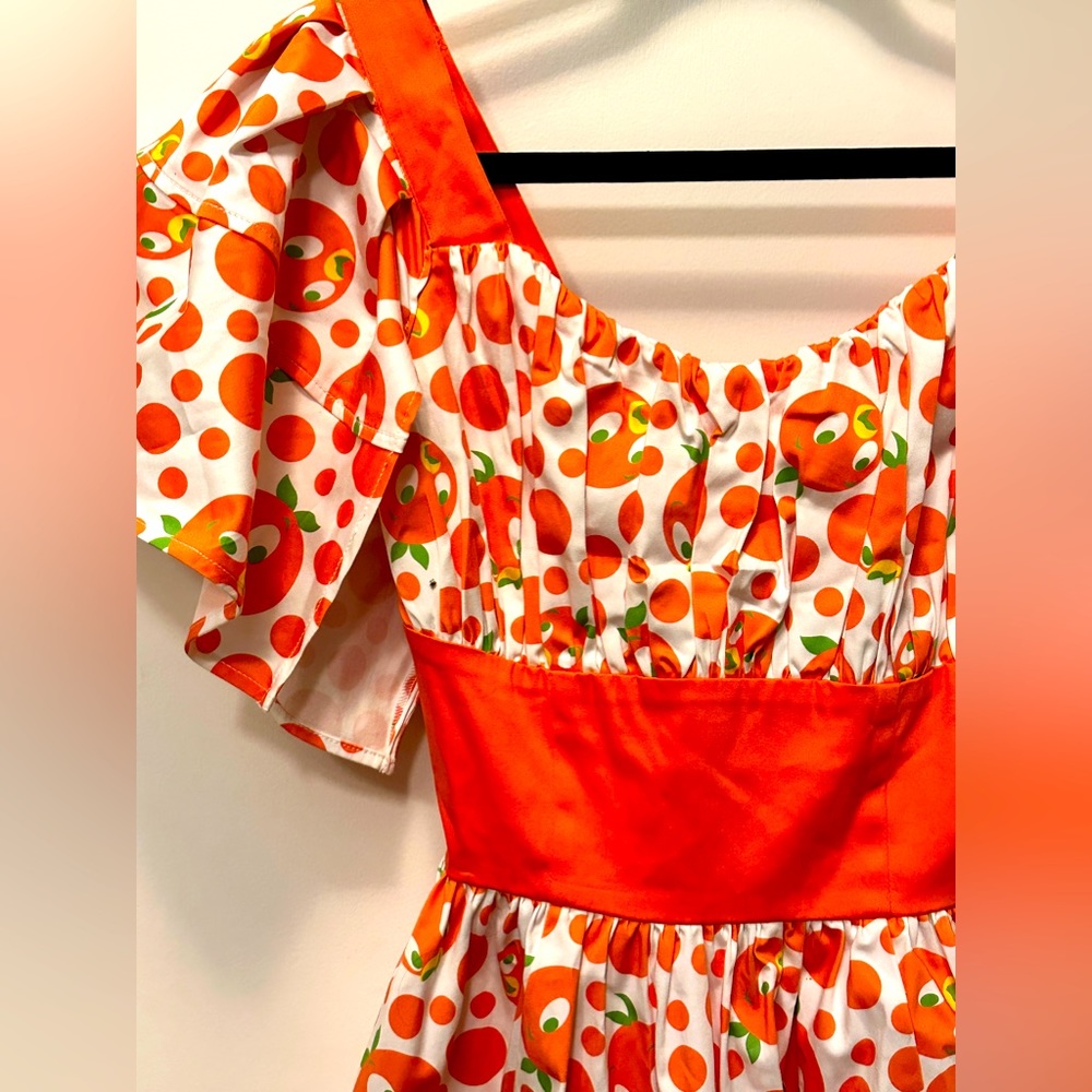 Disney Parks Collectible Little Orange Bird Dress with Custom Bell Sleeves NEW